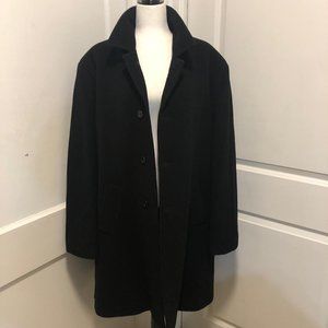 Mario Valente Italian Cashmere Mix Winter Coat Size 48